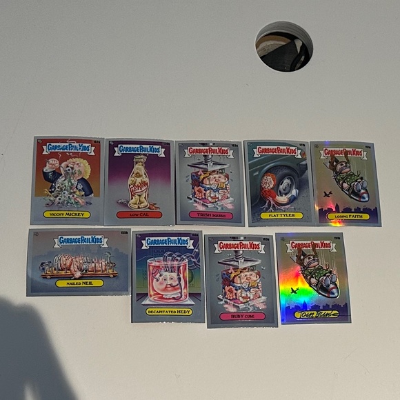 SIGNED - Garbage Pail Kids Chrome Collectors Cards - Picture 1 of 2